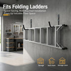Garage Storage Jumbo Arm Hook Heavy Duty Wall Mount Organizer Utility Garden Hanger with EVA Protector (6 Pcs 13" J Hooks)