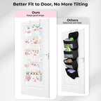 Clastyle Over the Door Organizer Diaper Toy Nursery Hanging Shelf, Flower