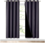 NICETOWN 100% Blackout Window Curtain Panels, 2 Pieces, Full Light Blocking by NICETOWN