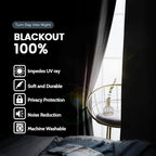 SimpleHome 100% Blackout Curtains - Image 2