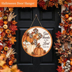 Give Thanks to the Lord Fall Decorations Sign for Home, Fall Christian Sign