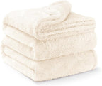 Exclusivo Mezcla Plush Fuzzy Fleece Bed Blanket Queen Size, Super Soft - Image 5