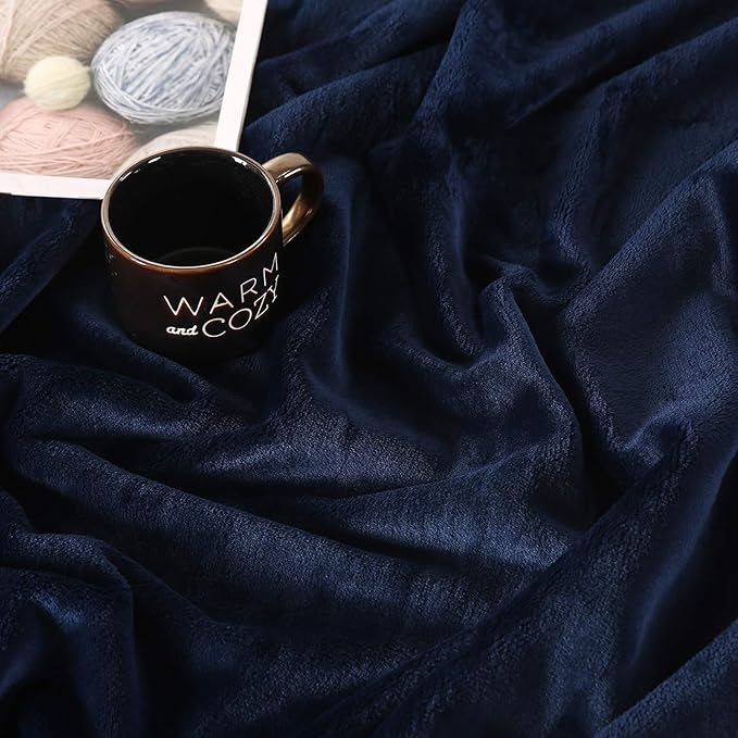 TASTHROW Large Flannel Fleece Throw Blanket, 50×70 Inch - Image 2