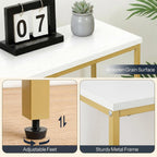 HOOBRO Narrow Console Table, 29.5" Small Entryway Table