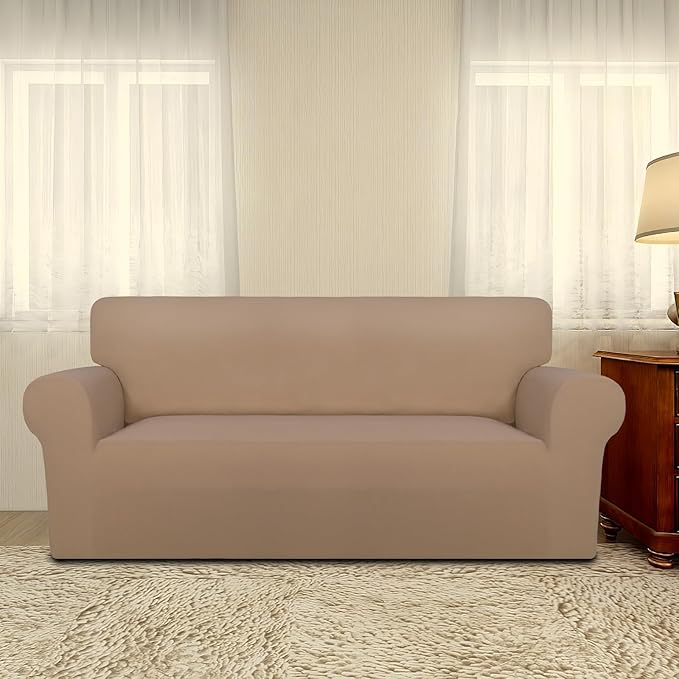 PureFit Super Stretch Sofa Slipcover – Spandex Non Slip Soft Couch Sofa Cover - Image 2