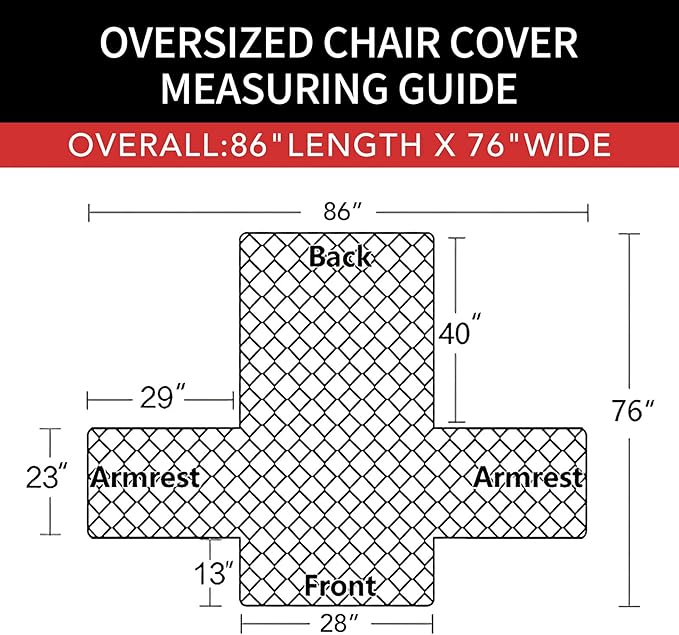 Easy-Going Oversized Chair Sofa Slipcover Reversible Sofa Cover Water Resistant - Image 6