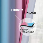 Yakamok Ombre Pink and Blue Curtains - Image 5