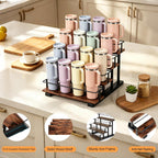 4-Tier Water Bottle Rack for 16 Stanley 40 oz Tumblers