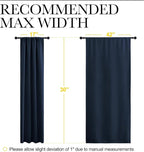 NICETOWN 2 Panels Blackout Curtains, Rod Pocket Thermal Insulated Drapes - Image 6