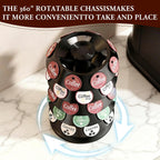 CEHNCEH K Cup Holder, Coffee Pods Holder with 40 K-Cup Pods New Model Black