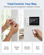 WiFi Home Security Alarm System with Door Window Sensors & Motion Sensor