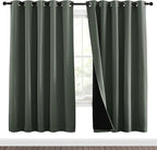 NICETOWN 100% Blackout Window Curtain Panels, Full Light Blocking Drapes - Image 2