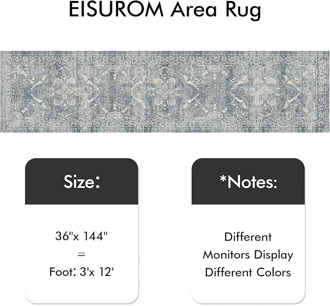 Washable 3x12 Runner Rug - Image 2