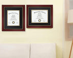 CORE ART 15x18 Diploma Frame, Cherry Red, Black Mat for 11x14