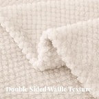 Whale Flotilla Queen Size Fuzzy Fleece Blanket - Image 6