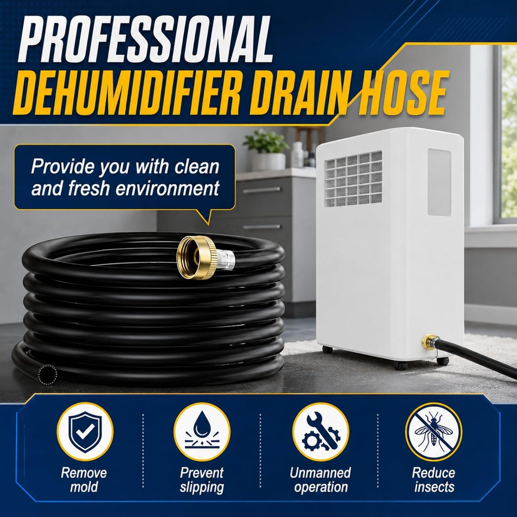 10FT Dehumidifier Drain Hose 3/4" FHT Connector