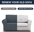 Cupuamon 2026 New Stretch Loveseat Sofa Slipcovers Couch Cover - Image 5