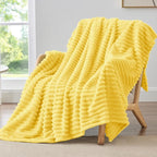 BEDELITE Fleece Throw Blanket for Couch by BEDELITE