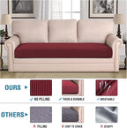 H.VERSAILTEX Super Stretch Individual Seat Cushion Covers Sofa Covers Couch - Image 2