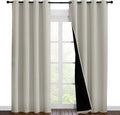 NICETOWN 100% Blackout Window Curtain Panels, Cold and Full Light Blocking by NICETOWN