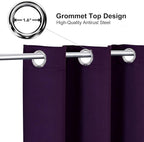 ChrisDowa Blackout Curtains 102 Inches Long 2 Panels Set - Image 2