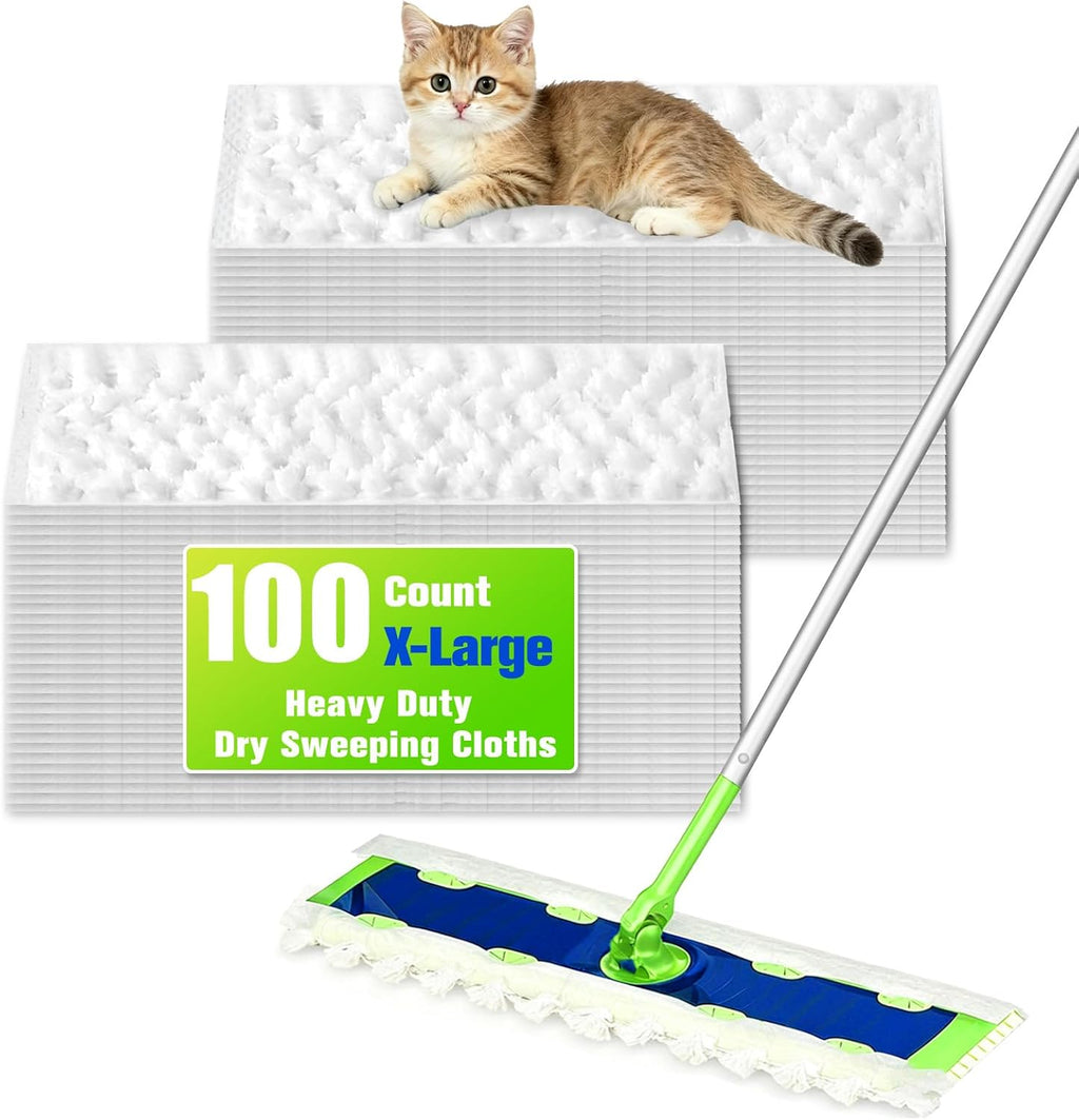 40 Count Thickened Disposable Power Mop Pads Refills for Swiffer PowerMop