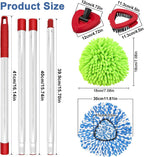 9PCS Mop Heads for O-Cedar RinseClean 2 Tank Spin Mop System