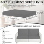 4Pcs Patio Stretch Cushion Covers, Outdoor Sofa Replacement Cover Slipcovers - Image 2