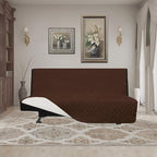 Easy-Going Futon Sofa Slipcover Reversible Sofa Cover Armless Couch Cover Water - Image 2