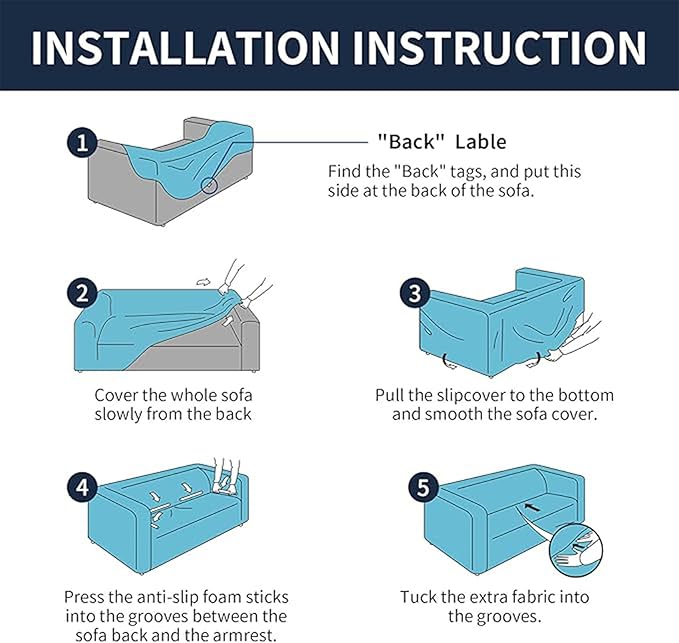 Cupuamon 2026 New Stretch Sofa Slipcovers Couch Cover - Image 6