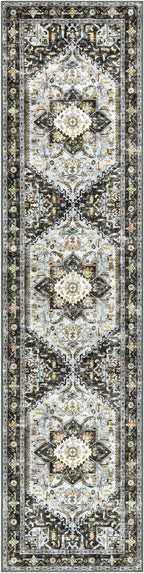Yamaziot Washable Runner Rug, 2x8 Non-Slip Boho Vintage Hallway Rug Runner - Image 2