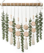 GIAUMA Artificial Hanging Eucalyptus Wall Decor for Bathroom Sage Green