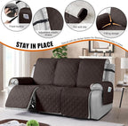 VANSOFY Waterproof Recliner Couch Covers, Sofa Covers 1-Piece Washable - Image 3