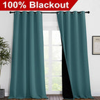NICETOWN 100% Blackout Blinds, Laundry Room Decor Window Treatment Curtains - Image 2