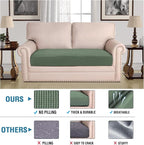 H.VERSAILTEX Super Stretch Individual Seat Cushion Covers Sofa Covers Couch - Image 2