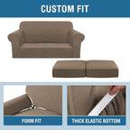 H.VERSAILTEX 3 Piece Stretch Sofa Covers - Image 4