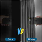 100% Blackout Curtains for Bedroom, Portable DIY Window Blinds, No Drill Window - Image 4
