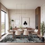 Washable Area Rugs 6'x8' Non-Slip Modern Abstract Soft - Image 9