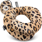 BCOZZY Travel Neck Pillow, Head & Chin Support, Large Flat Back Gray