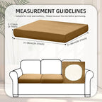 8Pcs Stretch Patio Cushion Covers, Outdoor Couch Covers Replacement, Outdoor - Image 2