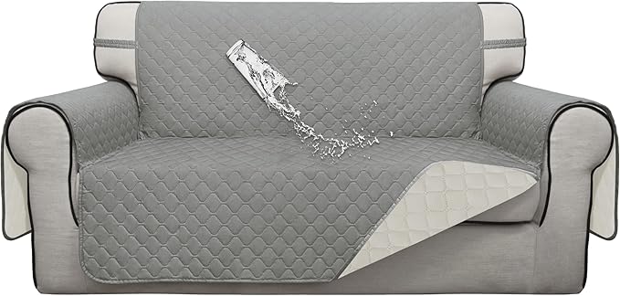 ISSUNTEX Double Protection 100% Waterproof Loveseat Sofa Covers by ISSUNTEX
