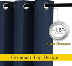 NICETOWN Blackout Curtain Panels Grommet - Image 2