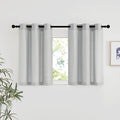 NICETOWN Linen 36 inch Curtains by NICETOWN