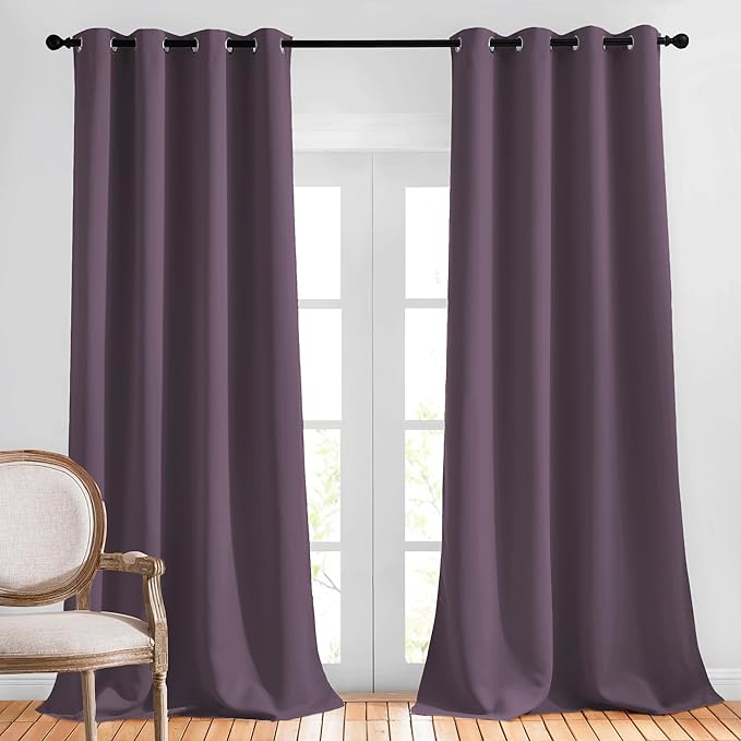 NICETOWN Plum Curtains and Drapes by NICETOWN