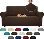 ZNSAYOTX Super Stretch Couch Cover Universal Sofa Covers by ZNSAYOTX
