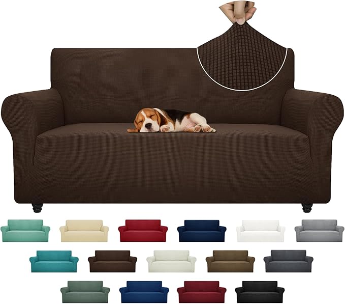 ZNSAYOTX Super Stretch Couch Cover Universal Sofa Covers by ZNSAYOTX