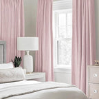 MIULEE Linen Texture Curtains for Bedroom Solid 100% Blackout Thermal Insulated - Image 2