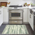 Lansny Modern Abstract Entryway Rug Indoor 2x3 Washable Rug Non-Slip Soft Small - Image 2