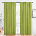 NICETOWN Window Curtains Blackout Drapes, Fresh Green, 1 Pair, 52 by 84-Inch by NICETOWN