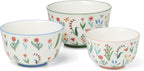 Oneida First Blooms Porcelain Nesting Bowls, Set of 3